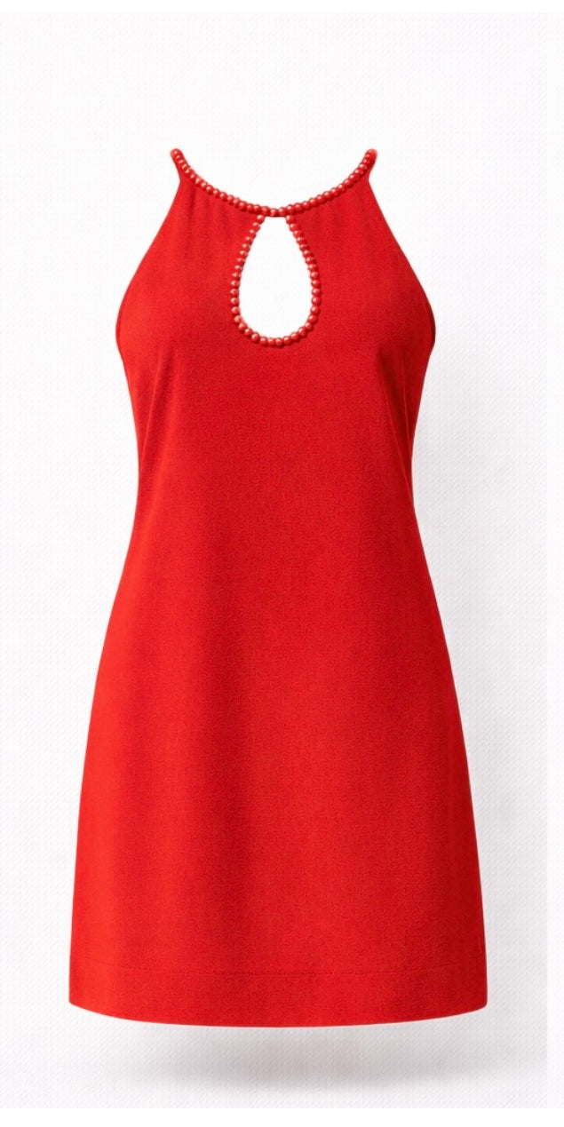 Havana Pearl Mini Dress - Peach Pink