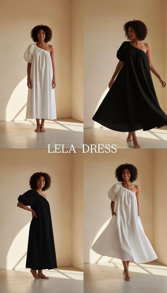 Lela Cotton Midi Dress