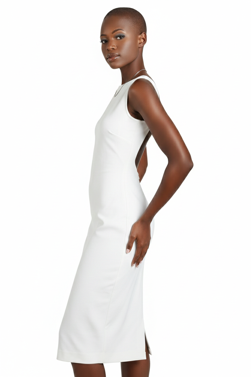 Savoy Bareback Midi - White