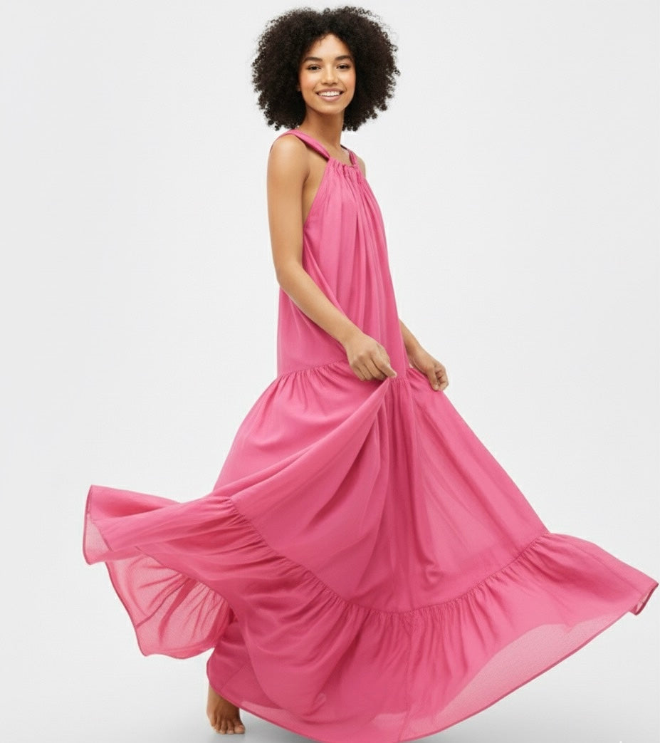 Hemani Maxi Dress - Pink