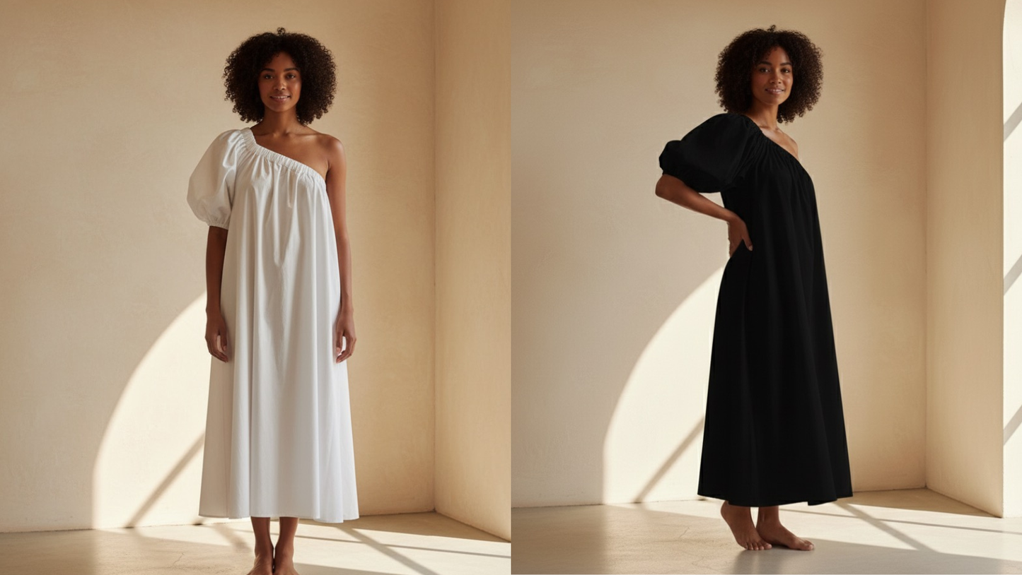 Lela Cotton Midi Dress