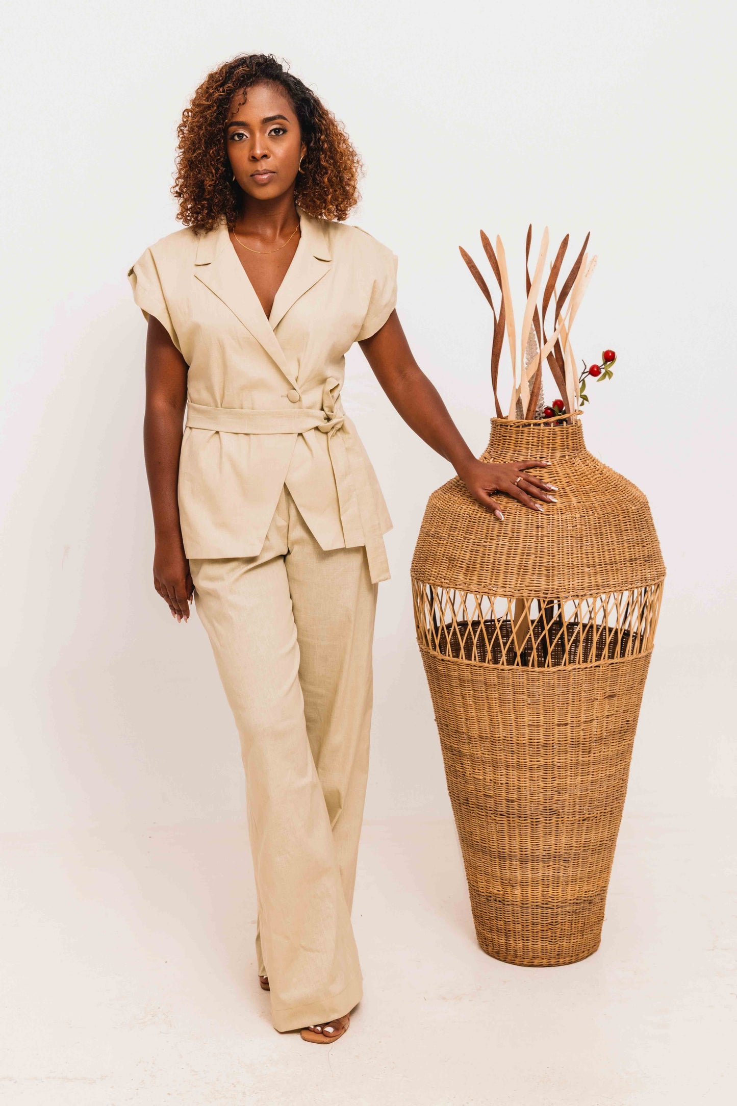 Nova Linen Set - Beige