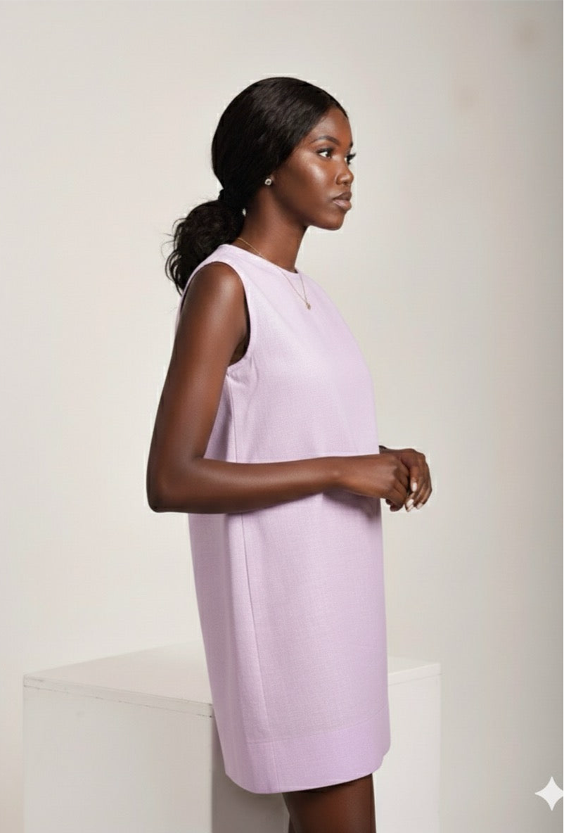 Alana Linen Mini -Lilac