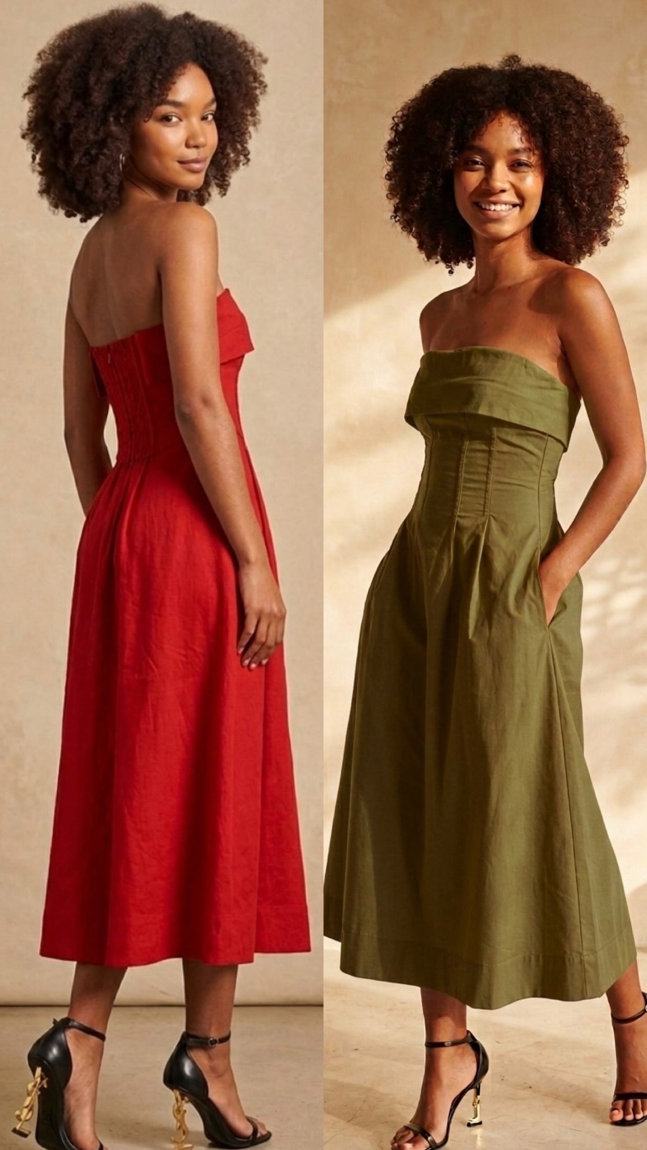 Velora Cotton Midi Dress
