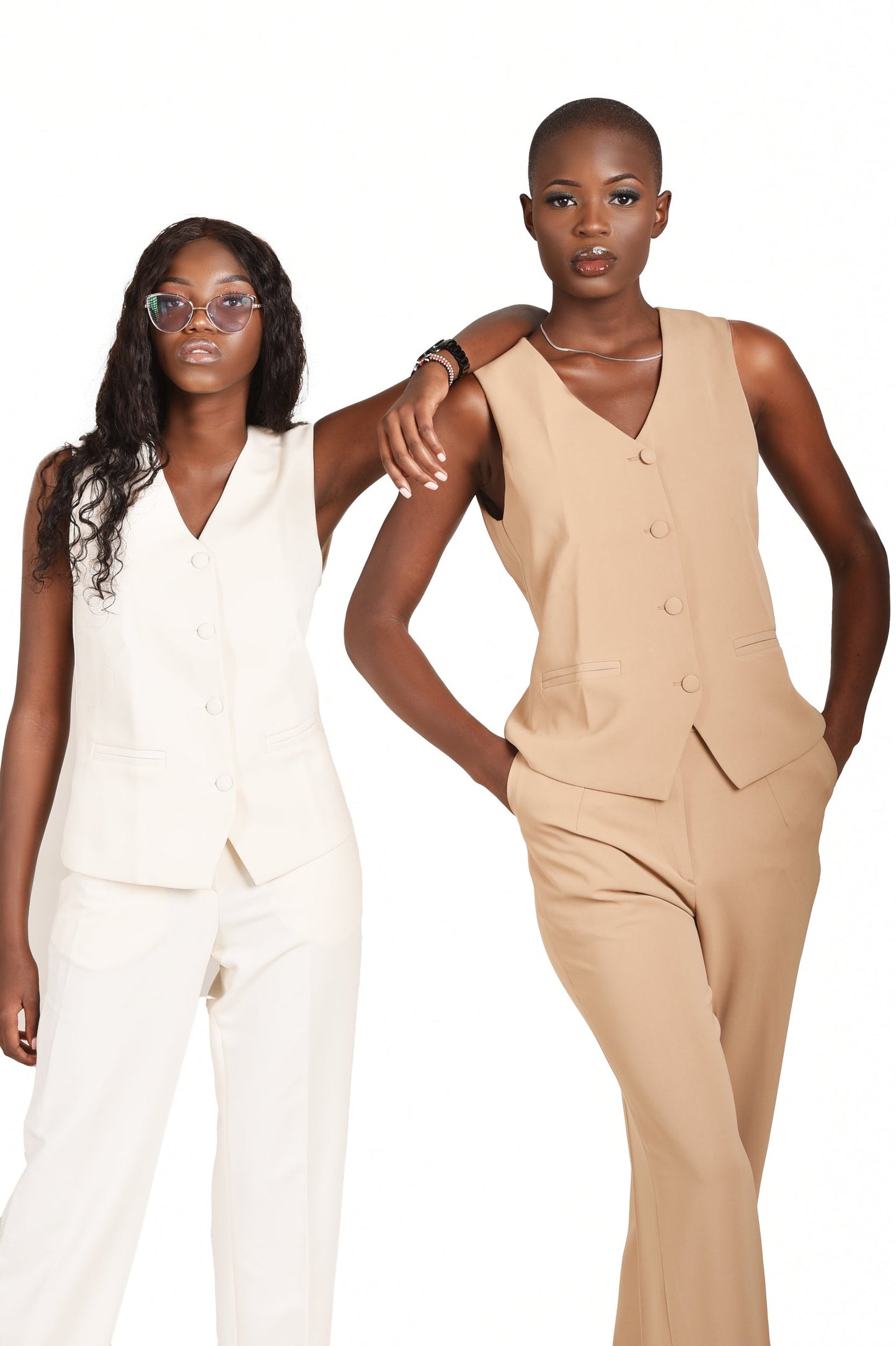 Bosi Pant Set  - White