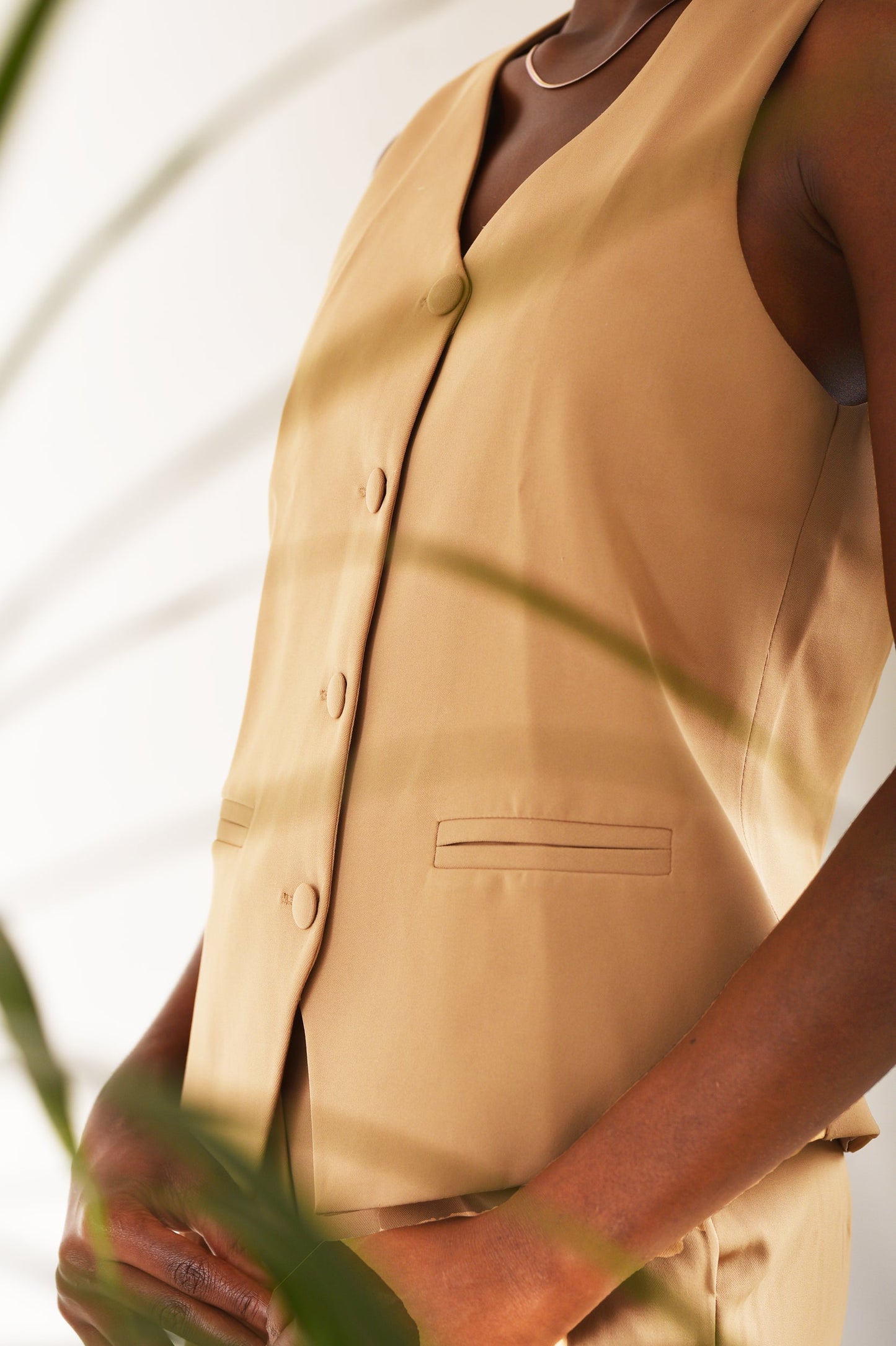 Bosi Half Coat  - Tan