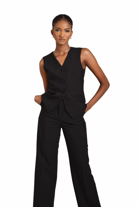 Bosi Pants Set  - Black