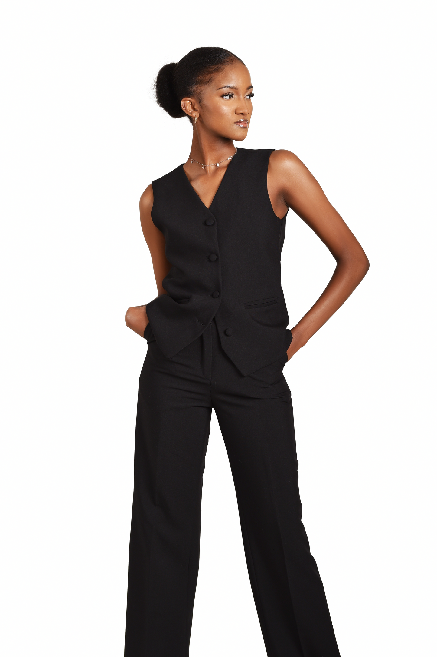Bosi Pants Set  - Black