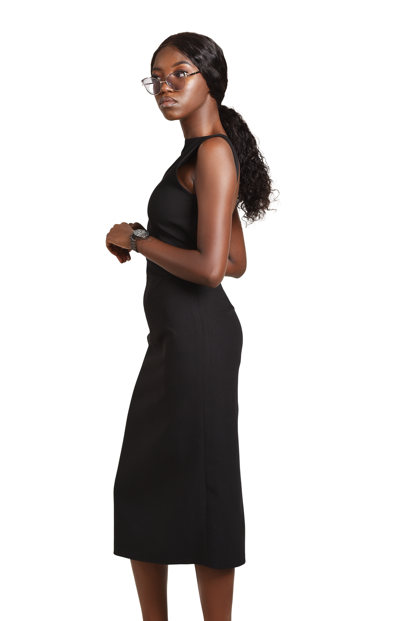Savoy Bareback Midi  - Black