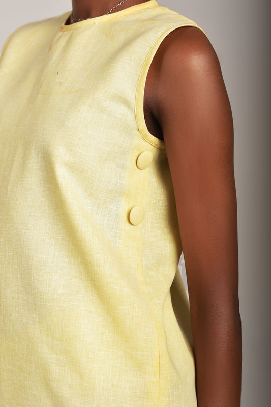 Alana Linen Mini - Butter Yellow
