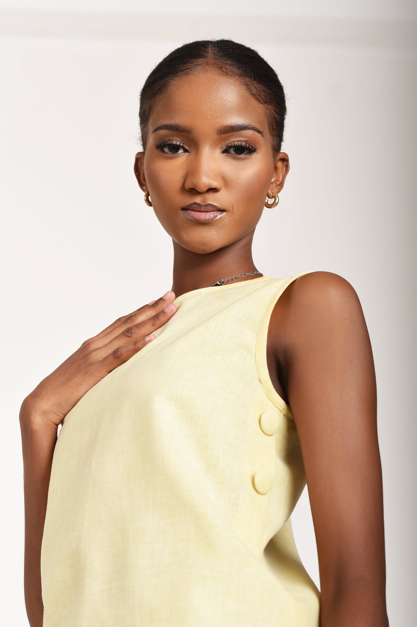 Alana Linen Mini - Butter Yellow